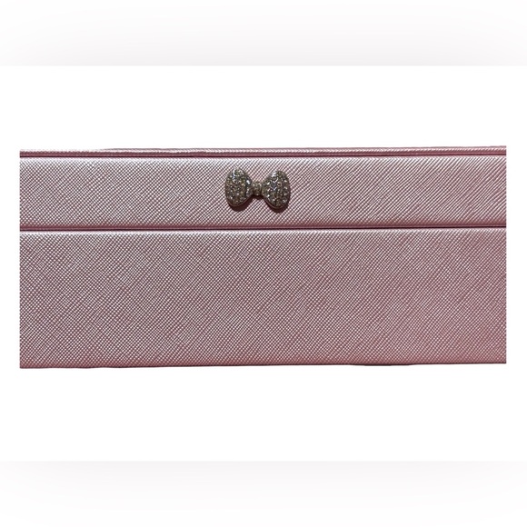NWOT Large Pink Jewelry Box with Bow Accent 🎀 - Picture 4 of 4